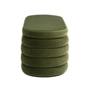 Fuji - Upholstered Oval Storage Bench by HouseOfZazla