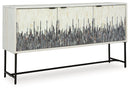Freyton - Accent Cabinet - White / Gray