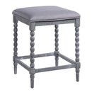 26" Counter Stools - Set of 2 with Upholstered Seat