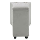Emee - Console With USB - Gray Corduroy by Unique Piece Furniture