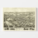 Vintage Map of Oneida, New York 1874