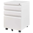 Metal Drawer Mobile File Cabinet With Lock For Home Office Organizer by HouseOfZazla