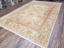 6x9 Turkish Oushak Rug, Wool Rug, Hand Knotted