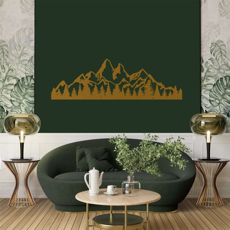 Mountains Metal Wall Art