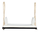 Patio Wooden Swing Chair Hanging Porch Swing Bench
