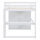 Loft Bed With Built In Wardrobe, Shelves And Drawers by HouseOfZazla