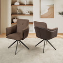 Swivel Home Office Desk Chairs With Arm (Set of 2) by Unique Piece Furniture