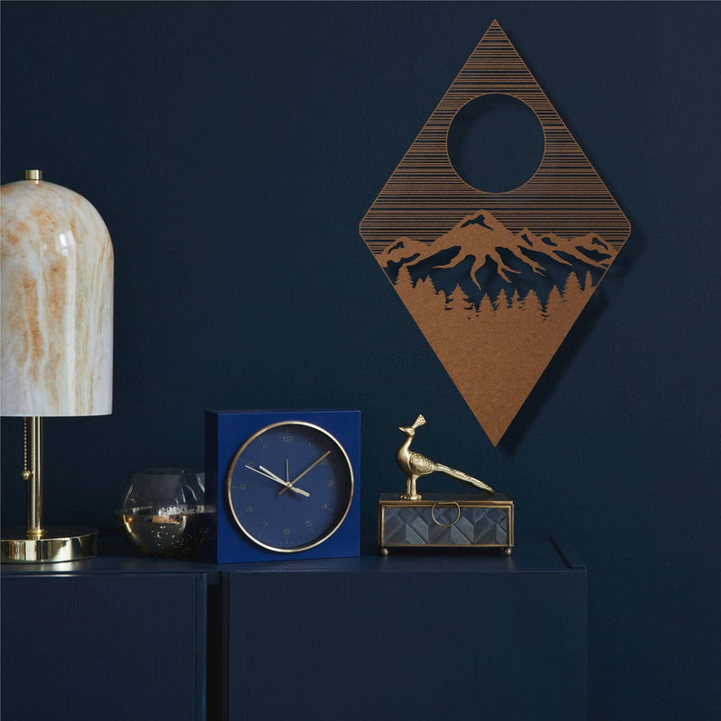 Triangle Mountain Metal Wall Art