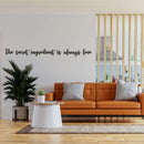 The Secret Ingredient Is Always Love Metal Wall Art