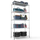 5 Tier Shelf Wire Shelving Unit - 5T-1636-C-LKJ, 72H