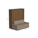 Wall Bed with Sofa by Inovabed