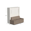 Wall Bed with Sofa by Inovabed