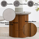 Evenlyn - Faux Concrete Top Table by Unique Piece Furniture