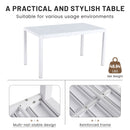 4 Piece Set Of Modern Color Block Designed Single Chairs With Long Table by HouseOfZazla