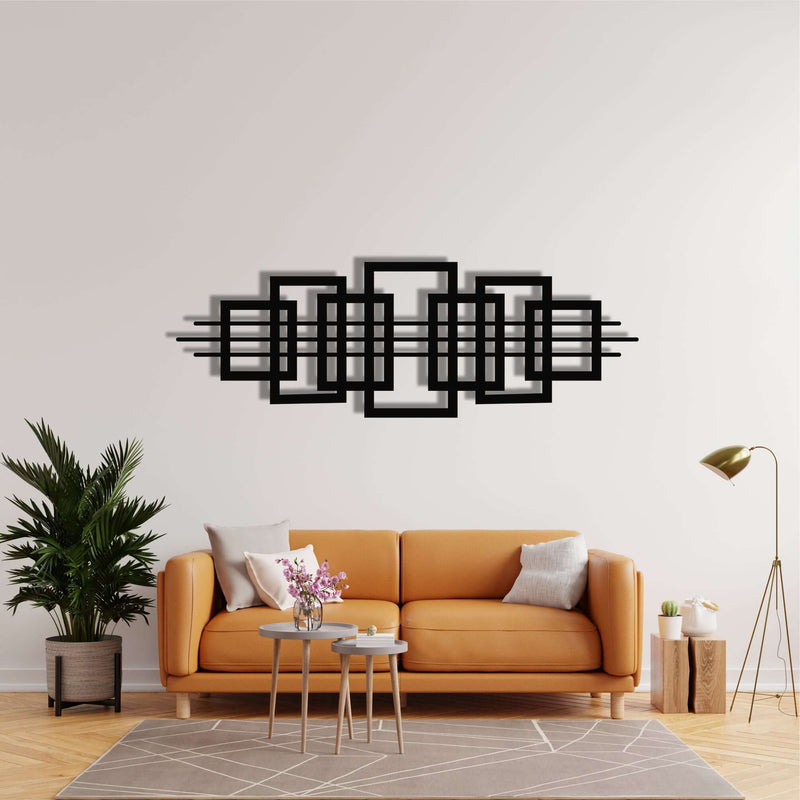Squares Metal Wall Art