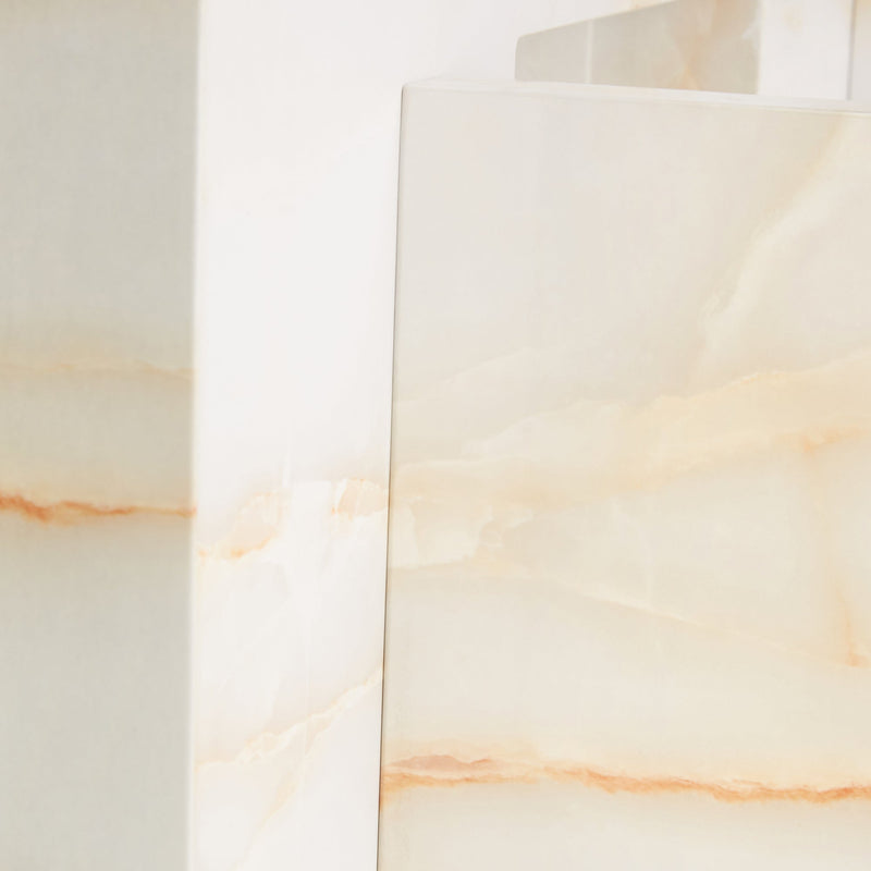 A modern and practical coffee table with imitation marble patterns, made of MDF material. The fusion of elegance and natural fashion 47.2"x 23.6"x 12 "