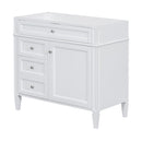 Bathroom Vanity With 2 Drawers And Tip-Out Drawer, Storage Cabinet by HouseOfZazla