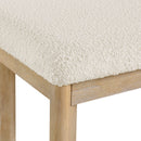 Upholstered Dining Bench - Brown by Unique Piece Furniture