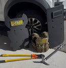 “Shield of Faith” Ballistic Breacher Shield with Clear Ballistic Window 36"x20"