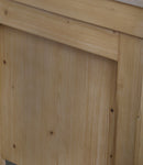 Marina 55" Bathroom Vanity Weathered Fir Finish - White Engineered Stone Countertop