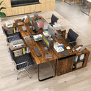 55 Inch Reversible L Shaped Desk with 3 Drawers Home Office Desk with Adjustable Shelf by LJGDeals