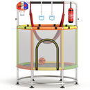 55" Kids Trampoline Gift for for 3-6 Years Old Boys and Girls