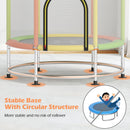 55" Kids Trampoline Gift for for 3-6 Years Old Boys and Girls