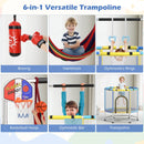 55" Kids Trampoline Gift for for 3-6 Years Old Boys and Girls