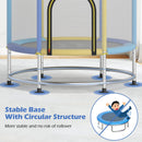 55" Kids Trampoline Gift for for 3-6 Years Old Boys and Girls