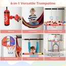 55" Kids Trampoline Gift for for 3-6 Years Old Boys and Girls
