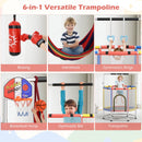 55" Kids Trampoline Gift for for 3-6 Years Old Boys and Girls