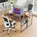 55 x 24 inch Computer Desk with Power Outlets and USB Ports by LJGDeals