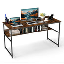 55 x 24 inch Computer Desk with Power Outlets and USB Ports by LJGDeals