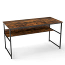 55 x 24 inch Computer Desk with Power Outlets and USB Ports by LJGDeals