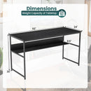 55 x 24 inch Computer Desk with Power Outlets and USB Ports by LJGDeals