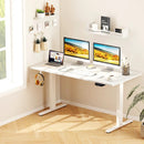 58 Inch x 28 Inch Universal Tabletop for Standard and Standing Desk Frame by LJGDeals