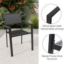 Modern Outdoor Indoor Metal Side Chair - Set of 2 by HouseOfZazla