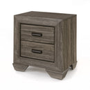 Lyndon - Weathered Grain Nightstand - Gray by HouseOfZazla