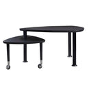 360 Degree Rotatable Coffee Table With Solid Legs by HouseOfZazla
