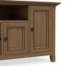 Amherst - Wide TV Media Stand - Rustic Natural Aged Brown