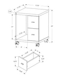 Office File Cabinet Rolling Printer Cart by HouseOfZazla