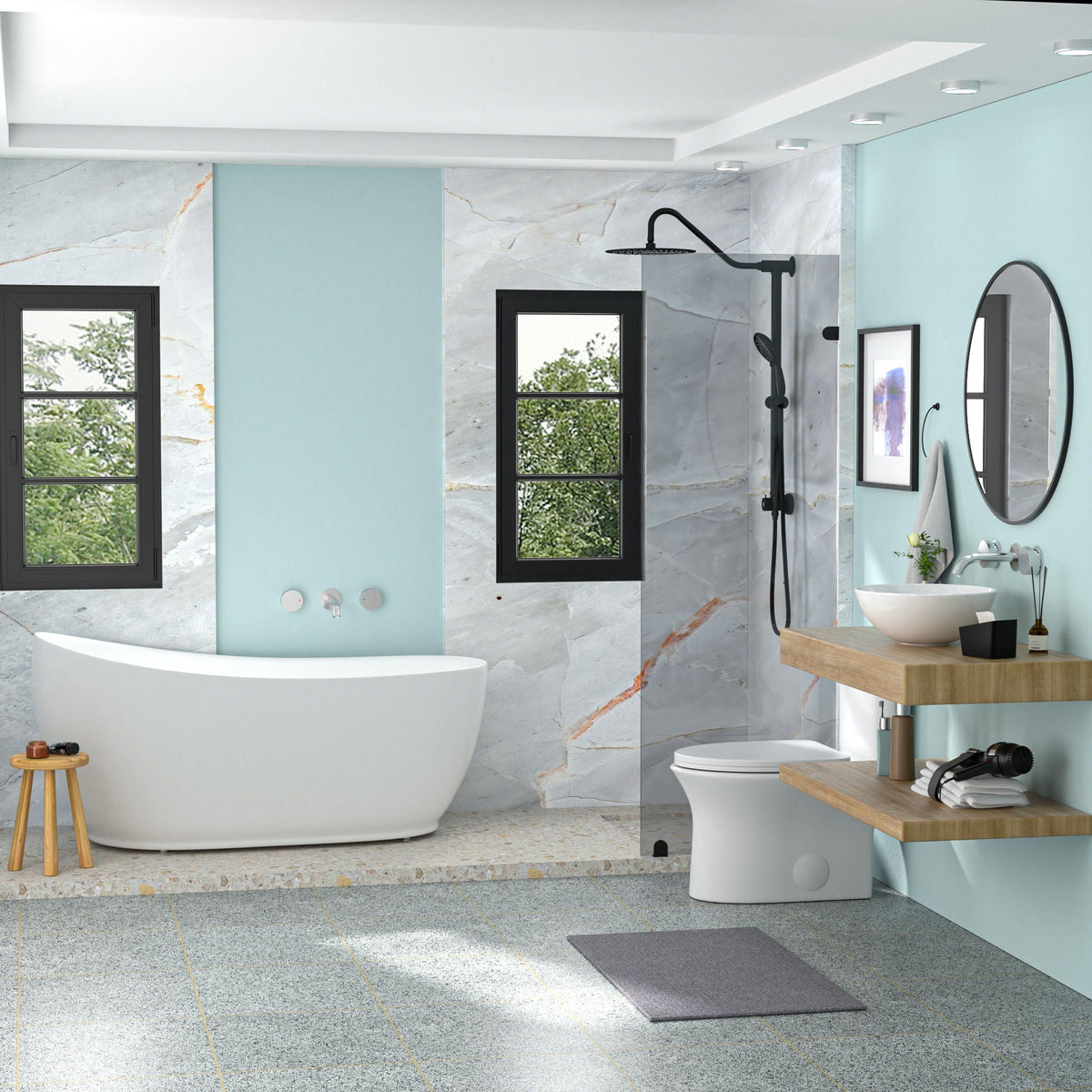 Modern Ceramic Circular Vessel Bathroom Sink, photo 6 of 16