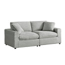 Jenny - 2 Piece Sofa Sectional - Gray by HouseOfZazla