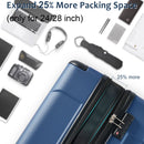 Hardshell Luggage Sets 6 Piece Suitcase Set Blue