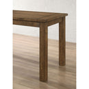 Amarillo - Rectangular Counter Height Dining Table - Rustic Brown by HouseOfZazla