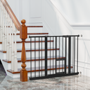Baby Gate with Cat Door, 29.5-44.1" Metal Pet Door by HouseOfZazla