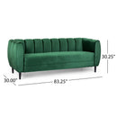 Miranda Velvet 3-Seater Sofa by HouseOfZazla