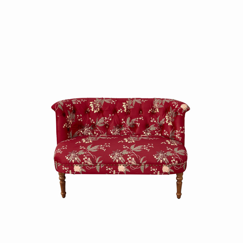European Style Wine Red Sofa Chair, photo 9 of 10