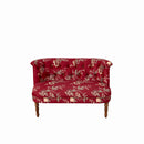 European Style Wine Red Sofa Chair