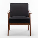 Accent Chair, Classic Mid Century Modern For Extra Seating